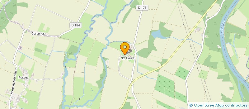 localisation de l'entreprise MONSIEUR PHILIPPE MOINDROT  BRAGNY-SUR-SAONE