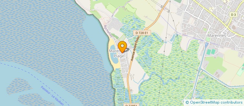 localisation de l'entreprise MONSIEUR PHILIPPE MOINET  MARENNES-HIERS-BROUAGE