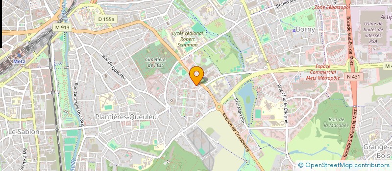 localisation de l'entreprise MONSIEUR PHILIPPE MOLARD à METZ