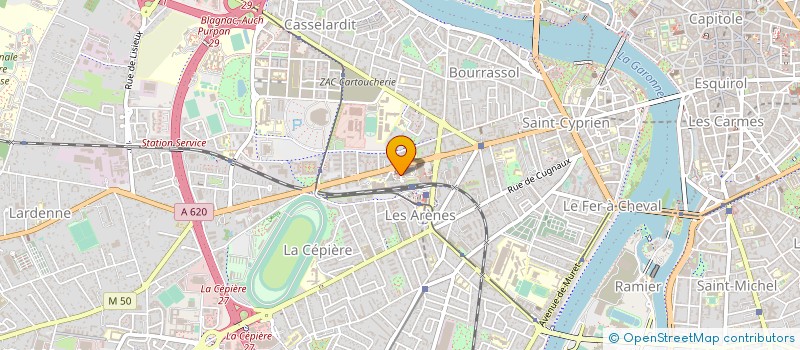 localisation de l'entreprise MONSIEUR PHILIPPE MOLE  TOULOUSE