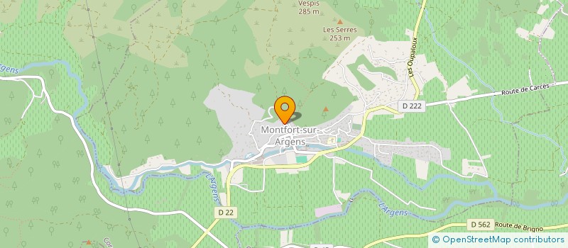localisation de l'entreprise MONSIEUR PHILIPPE MOLINA à MONTFORT-SUR-ARGENS