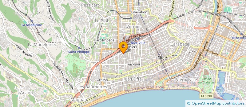 localisation de l'entreprise MONSIEUR PHILIPPE MOLINIER à NICE
