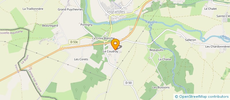 localisation de l'entreprise MONSIEUR PHILIPPE MOLITOR à INGRANDES