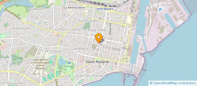 localisation de l'entreprise MONSIEUR PHILIPPE MOLLERO  SAINT-NAZAIRE