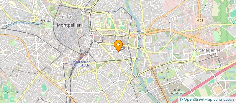 localisation de l'entreprise MONSIEUR PHILIPPE MOMPERT à MONTPELLIER