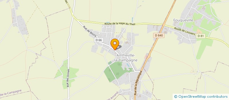 localisation de l'entreprise MONSIEUR PHILIPPE MONFORT à AMFREVILLE-SAINT-AMAND