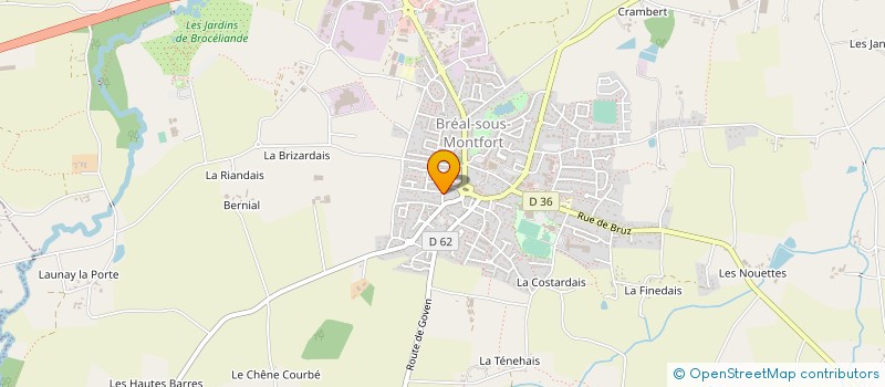 localisation de l'entreprise MONSIEUR PHILIPPE MONIER  BREAL-SOUS-MONTFORT