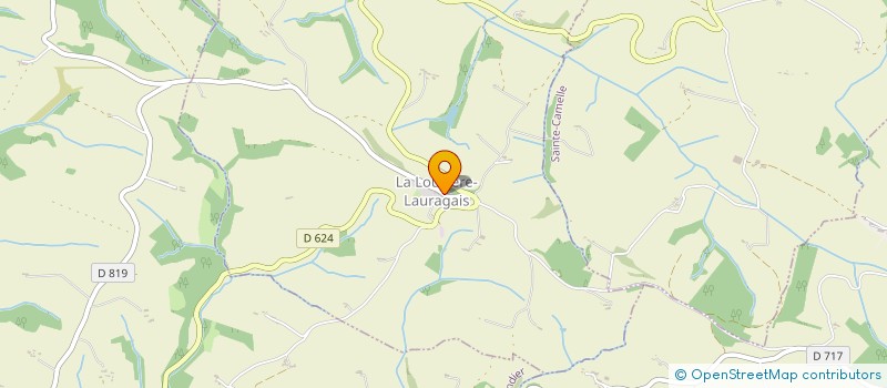 localisation de l'entreprise MONSIEUR PHILIPPE MONIER  LA LOUVIERE-LAURAGAIS