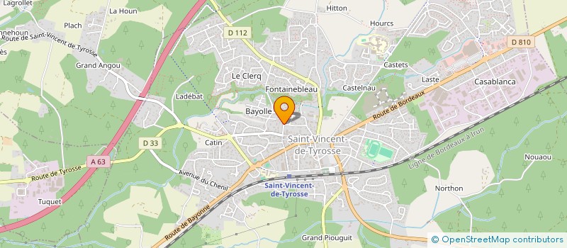 localisation de l'entreprise MONSIEUR PHILIPPE MONIN à SAINT-VINCENT-DE-TYROSSE