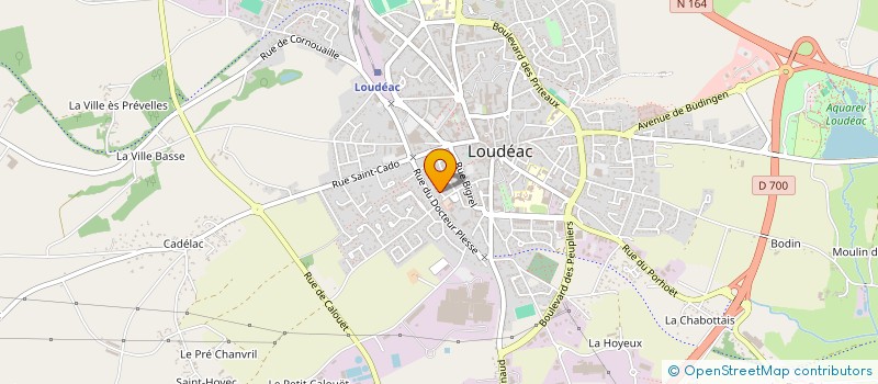 localisation de l'entreprise MONSIEUR PHILIPPE MONJARET à LOUDEAC