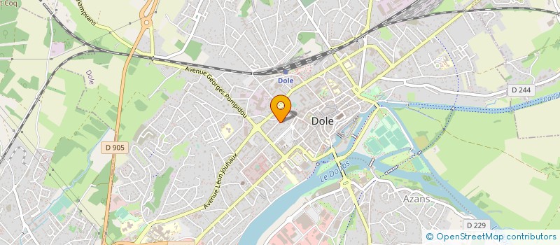 localisation de l'entreprise MONSIEUR PHILIPPE MONNET à DOLE
