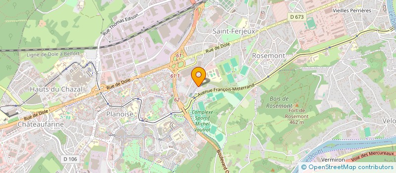 localisation de l'entreprise MONSIEUR PHILIPPE MONNIER- BENOIT à BESANCON