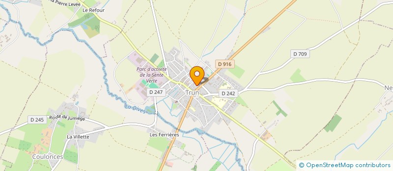 localisation de l'entreprise MONSIEUR PHILIPPE MONTACLAIR à TRUN