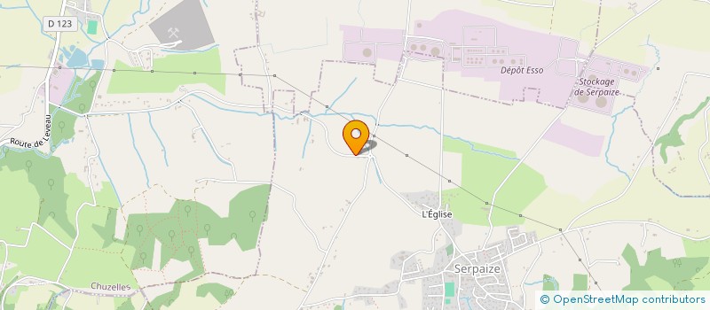 localisation de l'entreprise MONSIEUR PHILIPPE MONTAGNON  SERPAIZE