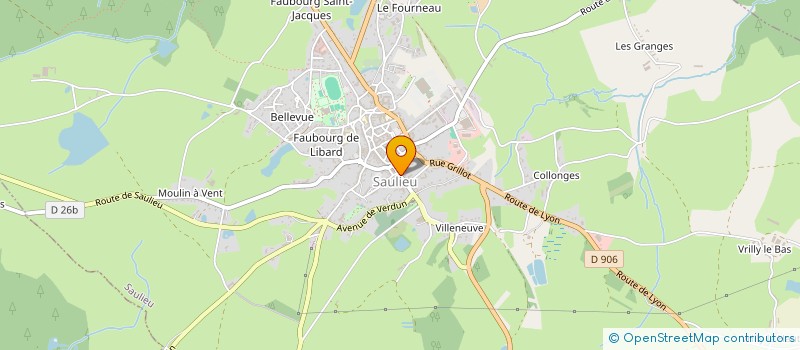 localisation de l'entreprise MONSIEUR PHILIPPE MONTAMBAUX  SAULIEU