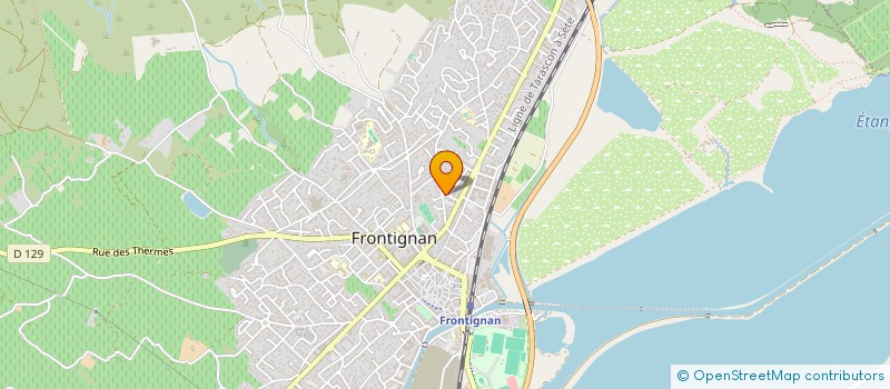 localisation de l'entreprise MONSIEUR PHILIPPE MONTEIRO à FRONTIGNAN