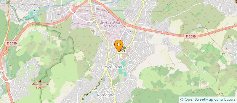 localisation de l'entreprise MONSIEUR PHILIPPE MONTEIRO  ROMAGNAT