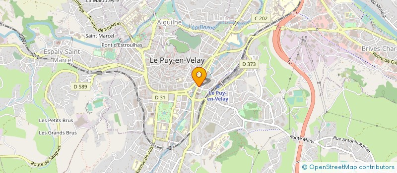 localisation de l'entreprise MONSIEUR PHILIPPE MONTEL  LE PUY-EN-VELAY