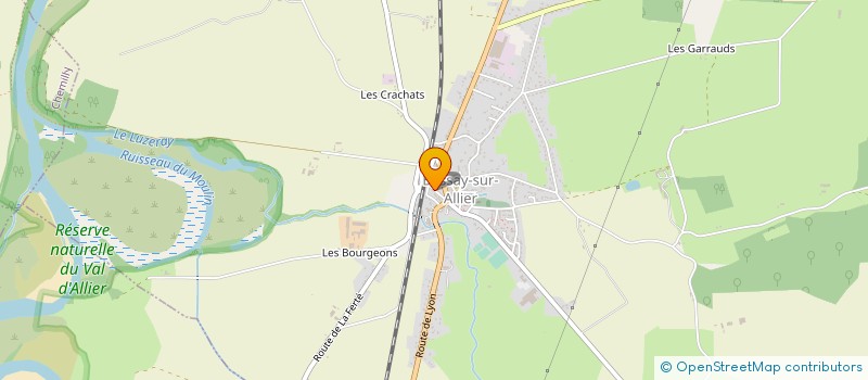 localisation de l'entreprise MONSIEUR PHILIPPE MONTEL à LA FERTE HAUTERIVE