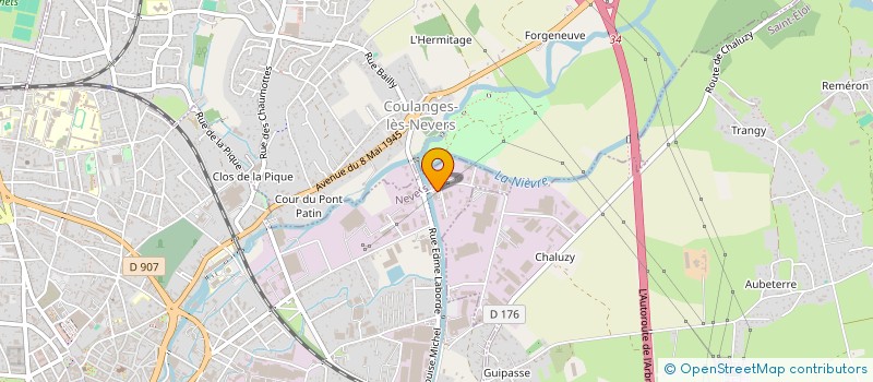 localisation de l'entreprise MONSIEUR PHILIPPE MONTERO à NEVERS