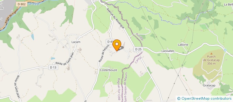 localisation de l'entreprise MONSIEUR PHILIPPE MONTHEIL  BAGNAC-SUR-CELE