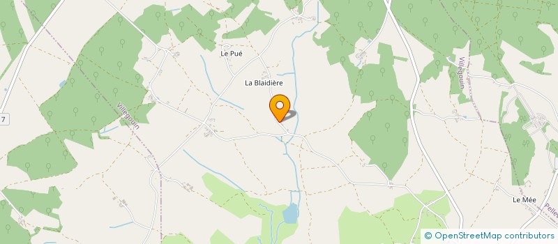 localisation de l'entreprise MONSIEUR PHILIPPE MONTIER à VILLEGOUIN