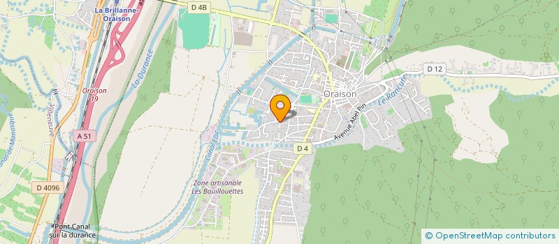 localisation de l'entreprise MONSIEUR PHILIPPE MONTILLAUD à ORAISON