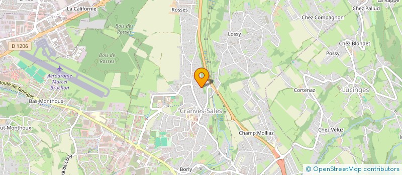 localisation de l'entreprise MONSIEUR PHILIPPE MONTILLIER  CRANVES-SALES