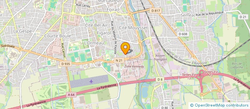 localisation de l'entreprise MONSIEUR PHILIPPE MORALES  TARBES