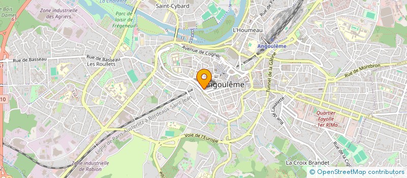 localisation de l'entreprise MONSIEUR PHILIPPE MORAND à ANGOULEME
