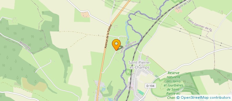 localisation de l'entreprise MONSIEUR PHILIPPE MORCHOISNE  NEUF-MARCHE