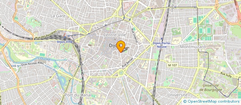 localisation de l'entreprise MONSIEUR PHILIPPE MOREAU  DIJON