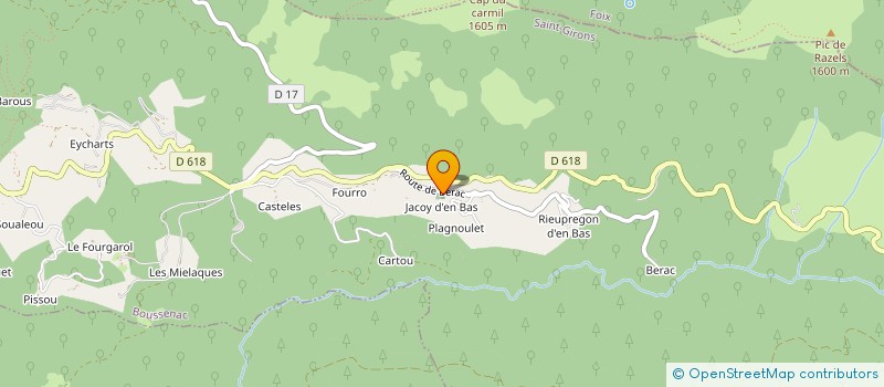localisation de l'entreprise MONSIEUR PHILIPPE MOREAU à BOUSSENAC