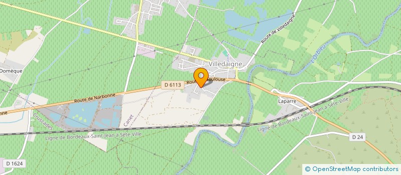 localisation de l'entreprise MONSIEUR PHILIPPE MOREAU  VILLEDAIGNE