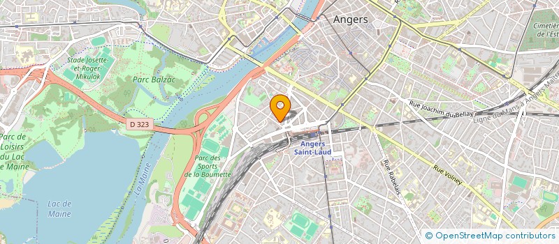 localisation de l'entreprise MONSIEUR PHILIPPE MOREAU à ANGERS