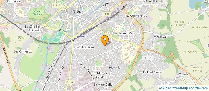 localisation de l'entreprise MONSIEUR PHILIPPE MOREAU à DREUX