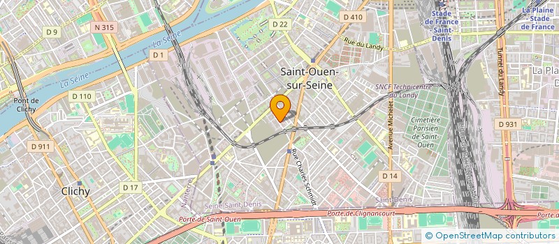 localisation de l'entreprise MONSIEUR PHILIPPE MOREIRA à SAINT-OUEN-SUR-SEINE