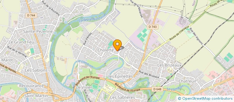 localisation de l'entreprise MONSIEUR PHILIPPE MOREL  NIORT