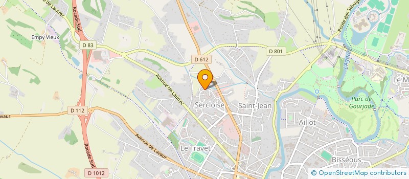 localisation de l'entreprise MONSIEUR PHILIPPE MOREL  CASTRES