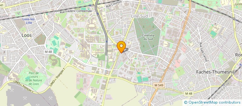 localisation de l'entreprise MONSIEUR PHILIPPE MOREL  LOOS