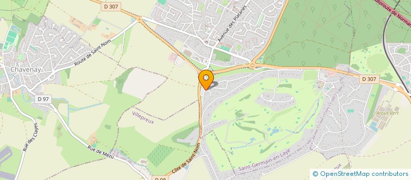 localisation de l'entreprise MONSIEUR PHILIPPE MOREL  SAINT-NOM-LA-BRETECHE