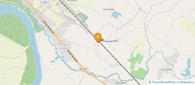 localisation de l'entreprise MONSIEUR PHILIPPE MORELL  SAINT-PARDOUX-DU-BREUIL