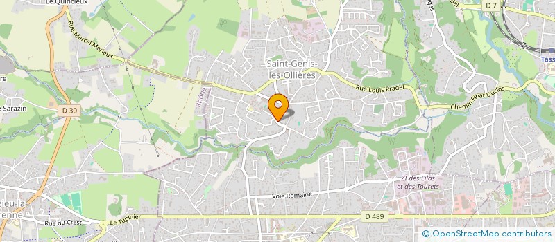 localisation de l'entreprise MONSIEUR PHILIPPE MORENO  SAINT-GENIS-LES-OLLIERES