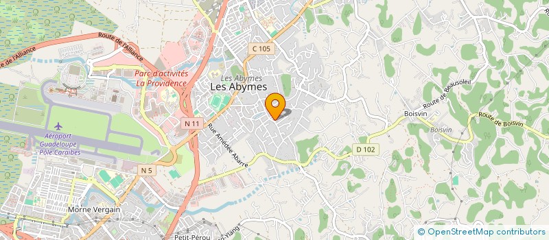 localisation de l'entreprise MONSIEUR PHILIPPE MORGANI à LES ABYMES