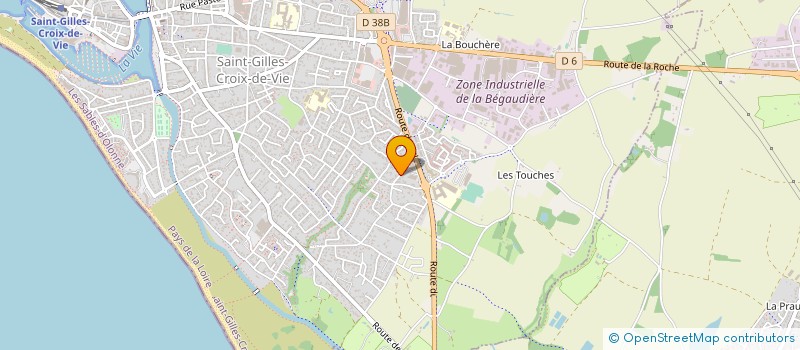 localisation de l'entreprise MONSIEUR PHILIPPE MORICEAU à SAINT-GILLES-CROIX-DE-VIE