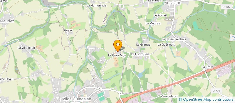 localisation de l'entreprise MONSIEUR PHILIPPE MORICET  VILDE-GUINGALAN