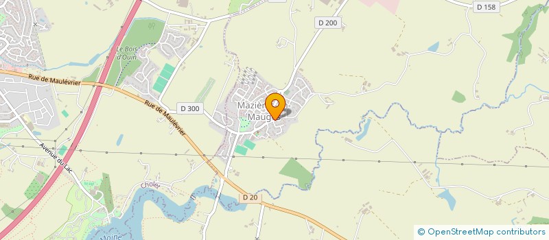 localisation de l'entreprise MONSIEUR PHILIPPE MORILLE  MAZIERES-EN-MAUGES