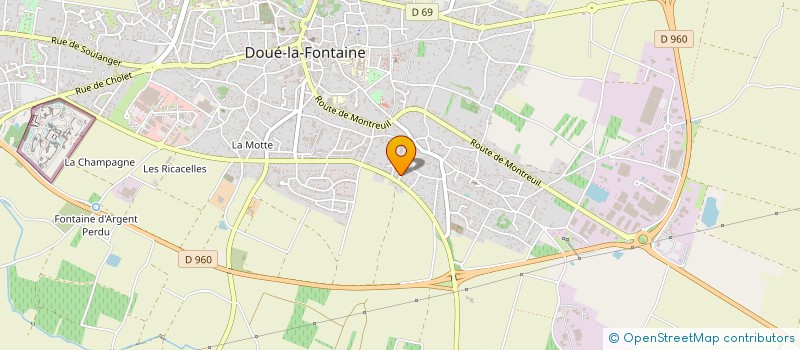 localisation de l'entreprise MONSIEUR PHILIPPE MORIN à DOUE-EN-ANJOU