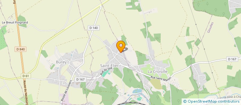 localisation de l'entreprise MONSIEUR PHILIPPE MORIN  SAINT-ELIER