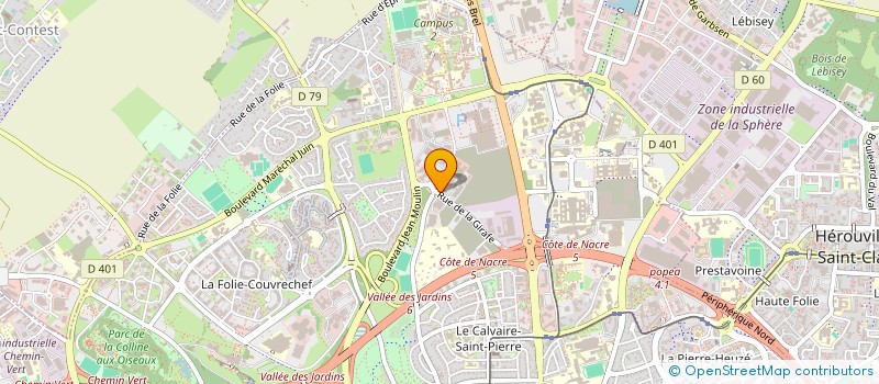 localisation de l'entreprise MONSIEUR PHILIPPE MORIN à CAEN